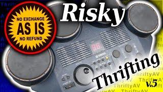 Risky Thrifting! Thrift Electronics Tested, including a Drum Machine! v.5