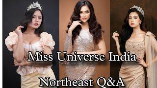 Northeast girls @ Miss Universe India 2024 answering Q&A