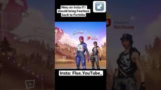 I brought Fe4RLess back to fortnite‼️
