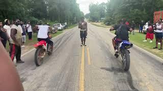 Honda CRF450 vs Yamaha YZ450 (ALABAMA) BOURBON STREET (sem vs dino)