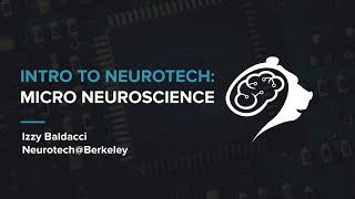 CS 198-96 Intro to Neurotechnology Lecture 3: Micro Neuroscience | Izzy Baldacci | Spring 2020