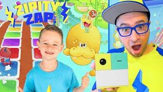 Active Gaming Fun For Kids! ZIPITY ZAP & Beansy Play The Nex Playground!