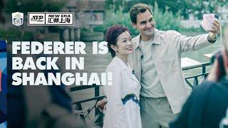 Roger Federer Visits Shanghai!