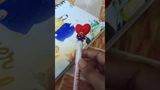 BTS pen pencil worth Rs20 available ||who is your fav member? BT21 pencil #review #shorts