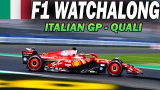  F1 Watchalong - ITALIAN GP - QUALI - with Commentary & Timings