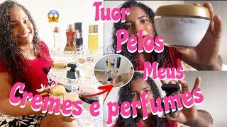 TOUR PELOS MEUS PERFUMES e HIDRATANTES MAIS CAROS || mostrei tudo 