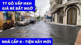 Bán nhà cấp 4 giá rẻ ngay trung tâm quận Gò Vấp tiện xây mới.