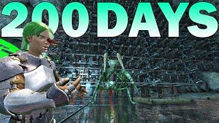 We Survived 200 DAYS In Arks Best Rathole! | Ark PvP Full Wipe