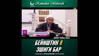 БЕЙИШТИН 8 ЭШИГИ БАР. ШЕЙХ ЧУБАК АЖЫ ЖАЛИЛОВ