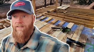 Off Grid Tiny Cabin Build | Floor & Insulation