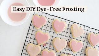 How To Make Dye-Free Icing / Dye-Free Frosting | Healthy Grocery Girl