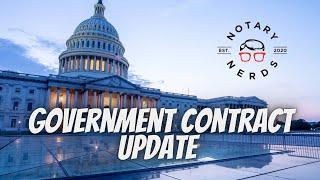 Government Contract Update