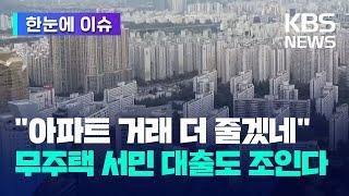 [한눈에 이슈] 집 사기 더 어려워진다…서민용 '디딤돌 대출' 한도 축소 / KBS 2024.11.07.