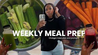 weekly meal prep: how to plan and prep meals for your family using chatgpt | getting back on track