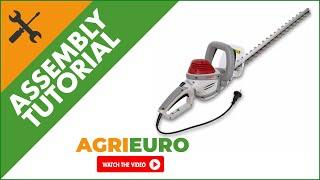 IKRA IHS 600 Electric Hedge Trimmer - 600 W, 55 cm Bar - Lightweight - Assembly tutorial