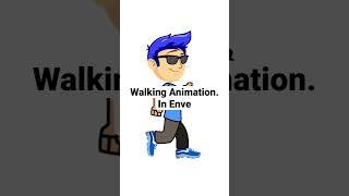 Creating Walking Animation Using Enve