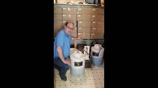 Flex tank video using the Allinonewinepump to transfer