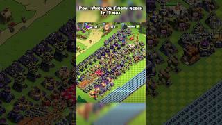 when you finally reach th 15 max ll Clash of clans ll #clashofclans #coc