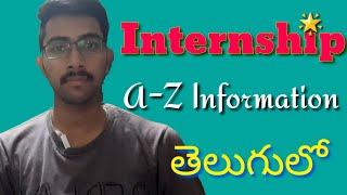 All you need to  know about Internship in Telugu | Eligibility | Stipend | Benefits | How to apply |