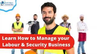 Workshop on Labour and security Management
