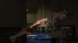 Isabelle's beginning of her beam routine #gymnast #athlete @gymnastisabelle