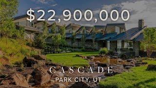 $22,900,000  |  C A S C A D E  |  A Modern Architectural Masterpiece in Park City, UT