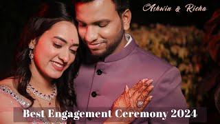 Ashwin & Richa - Best Engagement Ceremony 2024 - Cinematic Highlight - Planet Studio Rewa