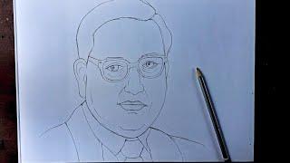 Dr babasaheb Ambedkar Drawing , Ambedkar Drawing , dr Ambedkar drawing , br Ambedkar drawing