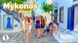 Mykonos, Greece  | Playground of the Elite | 4K 60fps HDR Walking Tour