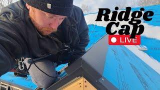 Unconventional Ridge Cap Installation