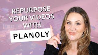 PLANOLY Multi Channel Tutorial | Repurpose Video Content for Social Media