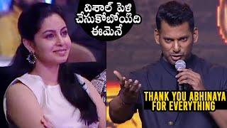 Hero Vishal Thanks To Abhinaya At Laatti Movie Teaser Launch | Vishal and Abhinaya | Daily Culture