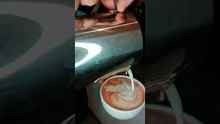 Best Rosetta latte art ilove Rosetta #shorts #short #coffee
