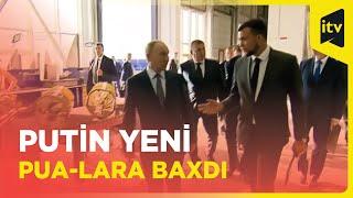 Putin “Xüsusi Texnologiya Mərkəzi”nin ən son avadanlıqlarına baxış keçirdi