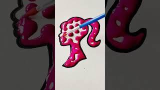 Girl droplets art #art #drawing #satisfying 