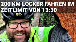 200 km locker radeln und trotzdem ein Brevet-Zeitlimit einhalten. Geht das?