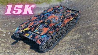 T-100 LT  15K Spot Damage World of Tanks Replays
