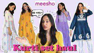 I Brought Kurti Set From Meesho Under Rs 500 | Anjali Verma 