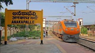 [6 IN 1] ANAKAPALLE RAILWAY STATION AMRIT BHARAT + KAKINADA MEMU + KOLLAM SPL + BOKARO + GOODS TRAIN