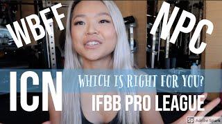 Choosing the right bodybuilding federation, Top TIPS, things to consider, IFBB NPC WBFF ICN INBA