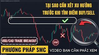 Cần Lưu Ý Xét Xu Hướng Trước Khi Tìm Điểm BUY/SELL Để Tránh Bị FOMO Khi Giao Dịch