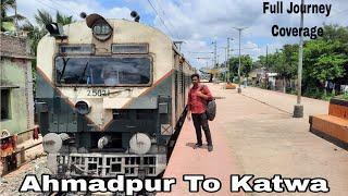 Ahmadpur-Katwa MEMU train Full Journey Vlog|onboard 03100 Ahmadpur-Katwa MEMU Special train