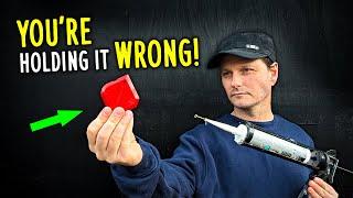 Stop Using Your Silicone Caulk Tool Wrong