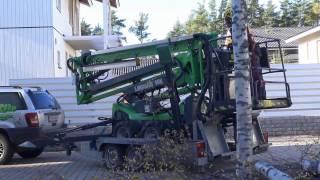 Leguan Lifts in action: L160 tree felling job (2015)