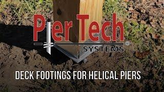 Deck Footings with Helical Piers