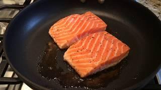 How to fry salmon quick and easy, delicious!