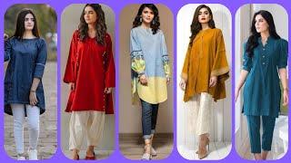 Latest kurta Design For Girls |Kurta Design 2025 Khadar Kurta #Fashionstories #viral #kurta