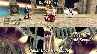 Toram Online - Guild Party VS Stellar Ooze Hell Mode | Fast Kill!!! (0:56)