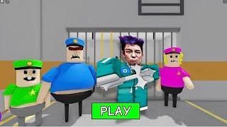 ESCAPE CHALLENGE: POLICE FAMILY & THANO’S PRISON RUN! (ROBLOX OBBY)