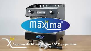 MAXIMA Espresso coffee machine - 1 Piston - 180 cups/hour